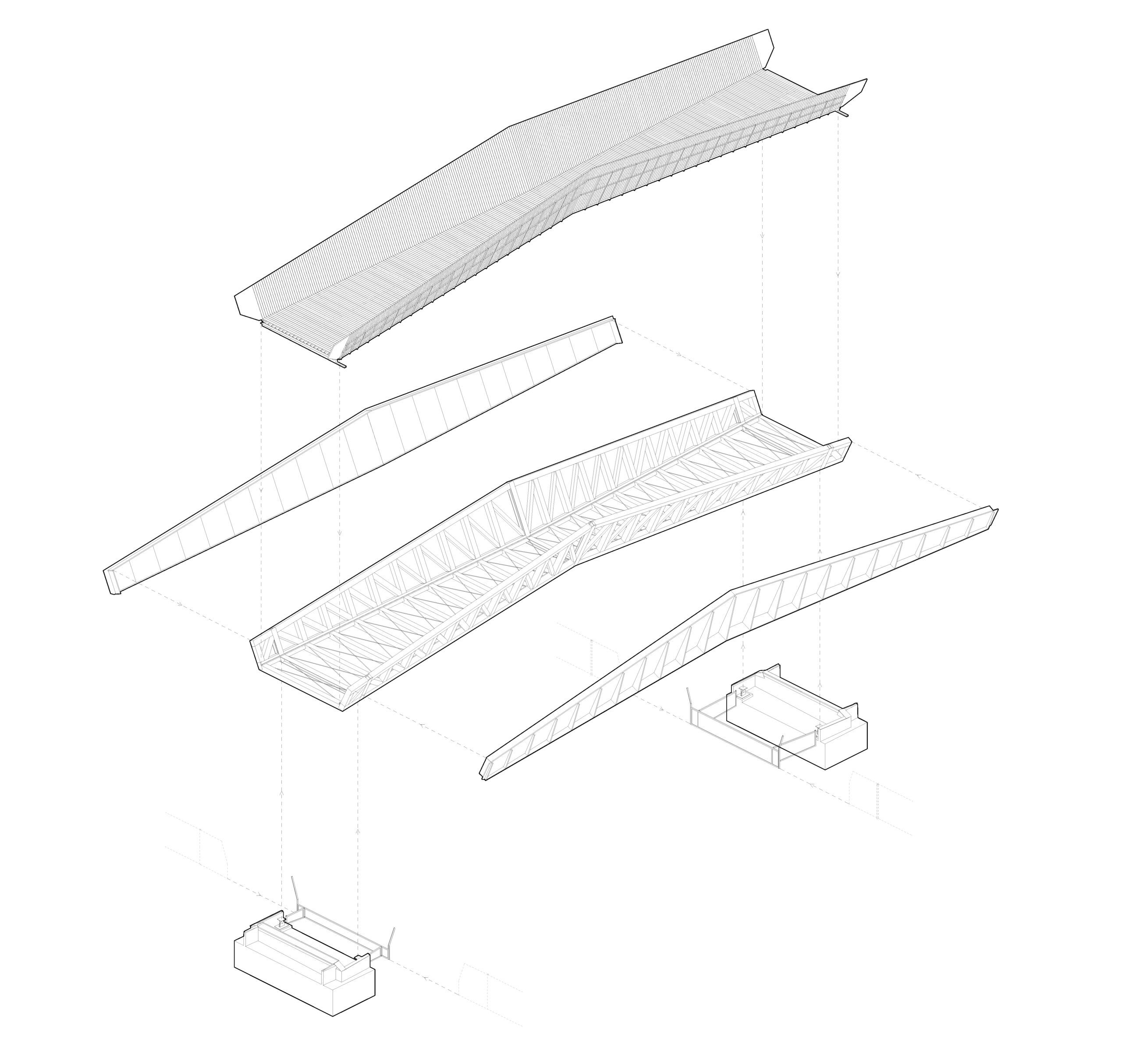AXONOMETRIE 2_PASSERELLE MONPLAISIR_Nu Architecture & Ingénierie