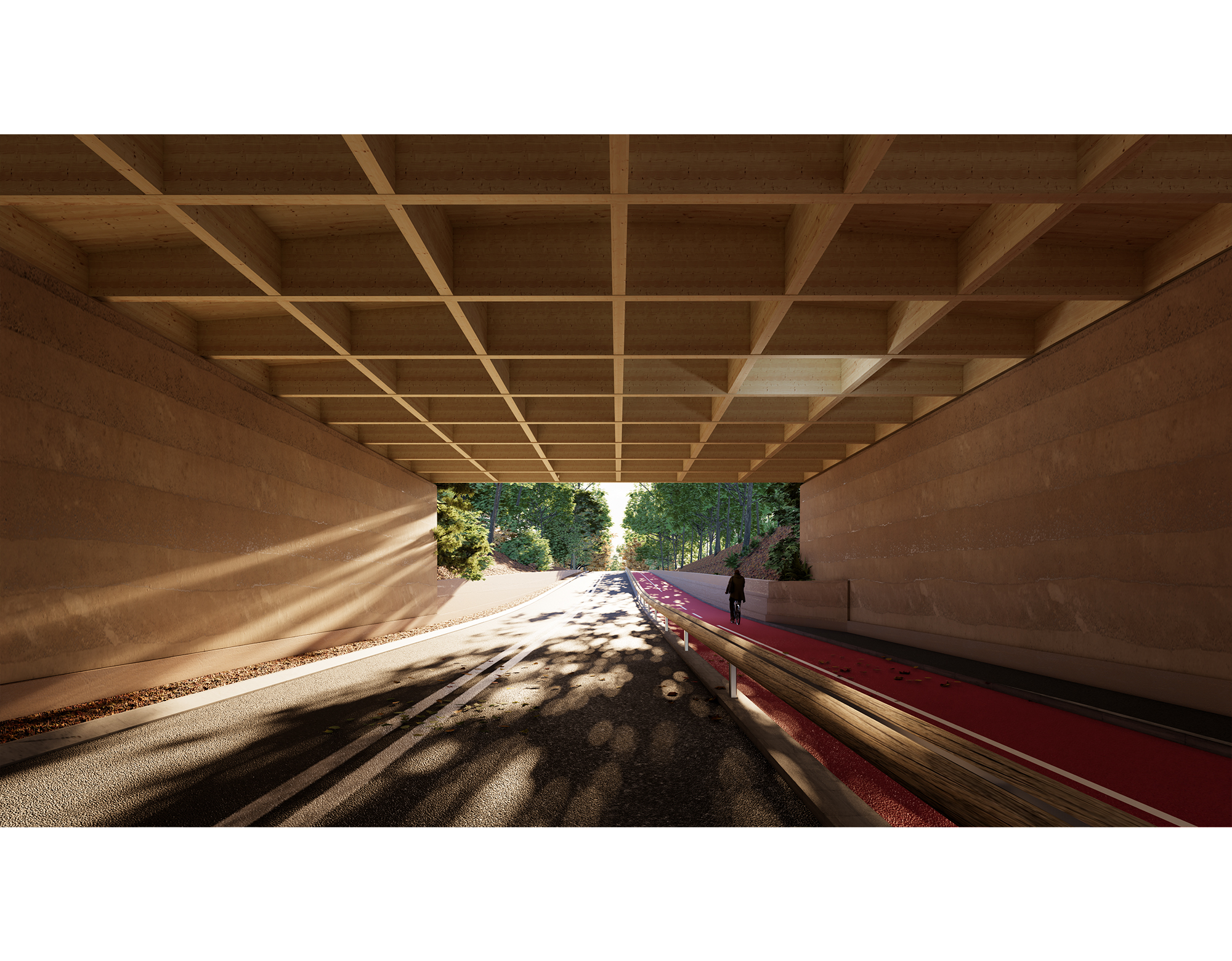 PERSPECTIVE 2_ECOPONT FORET DE SOIGNES_BRUXELLES_NU ARCHITECTURE & INGENIERIE_RESERVOIR A