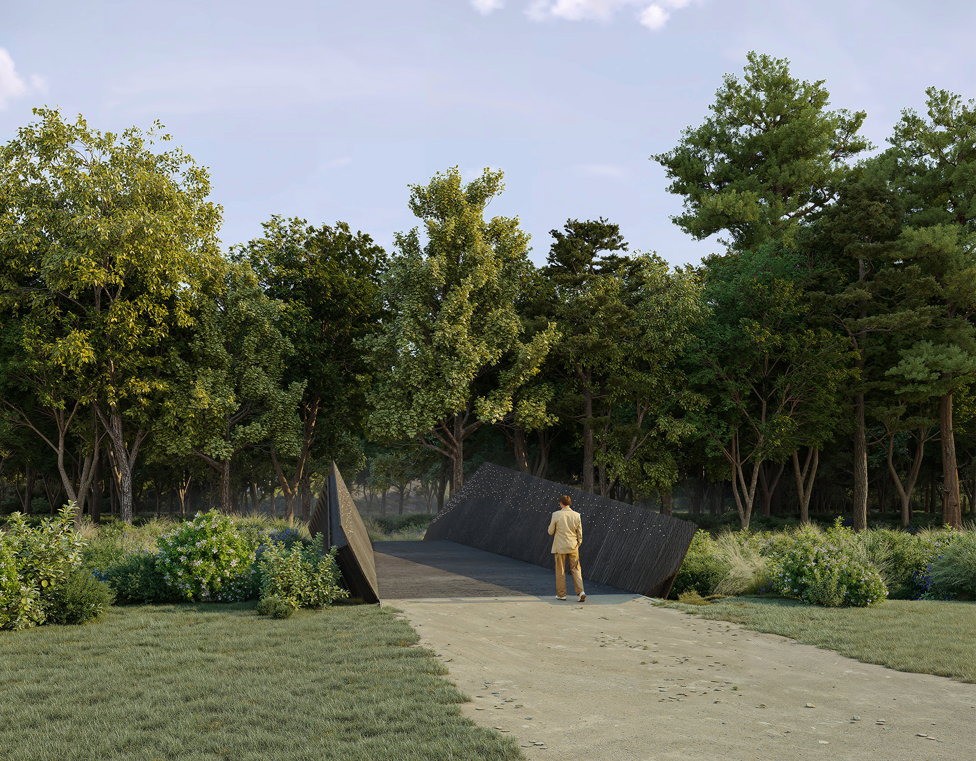 PERSPECTIVE1 PASSERELLE MONPLAISIR_NU ARCHITECTURE ET INGENIERIE_ANGERS