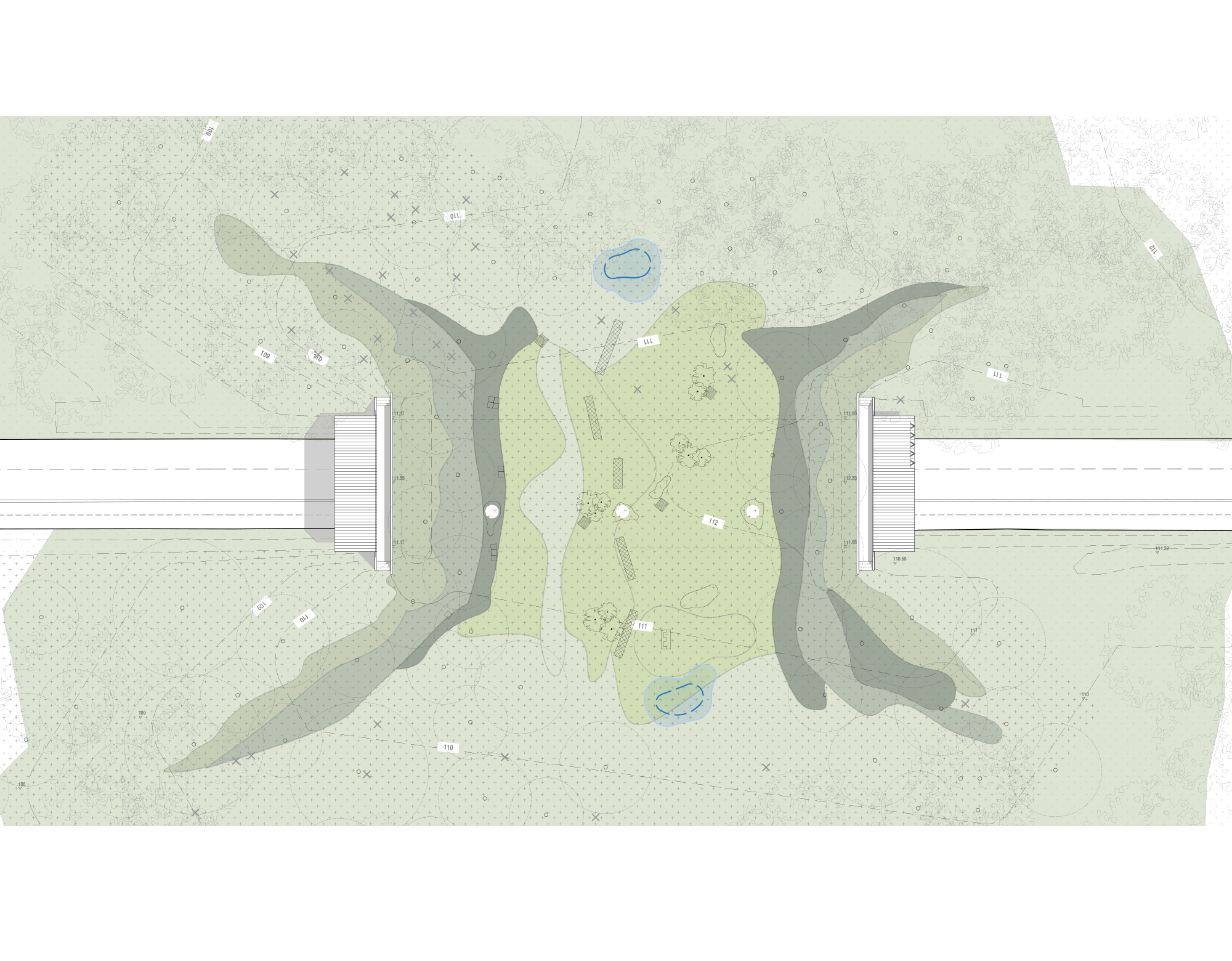 PLAN_ECOPONT FORET DE SOIGNES_BRUXELLES_NU ARCHITECTURE & INGENIERIE_RESERVOIR A